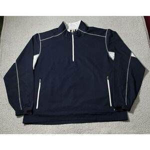 Footjoy 1/4 Zip Pullover Mens 2XL Jacket FJ Performance Golf Windbreaker Pockets